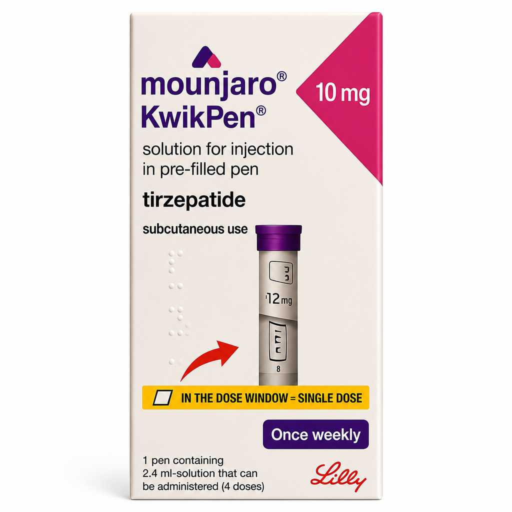 Mounjaro | 2.5 mg, 5 mg, 7.5 mg, 10 mg, 12.5 mg, 15 mg - препарат для контролю маси тіла та лікуванння діабету 2 типу