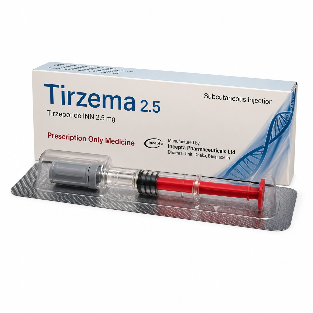 Tirzema 2.5 mg 5 mg 7.5 mg