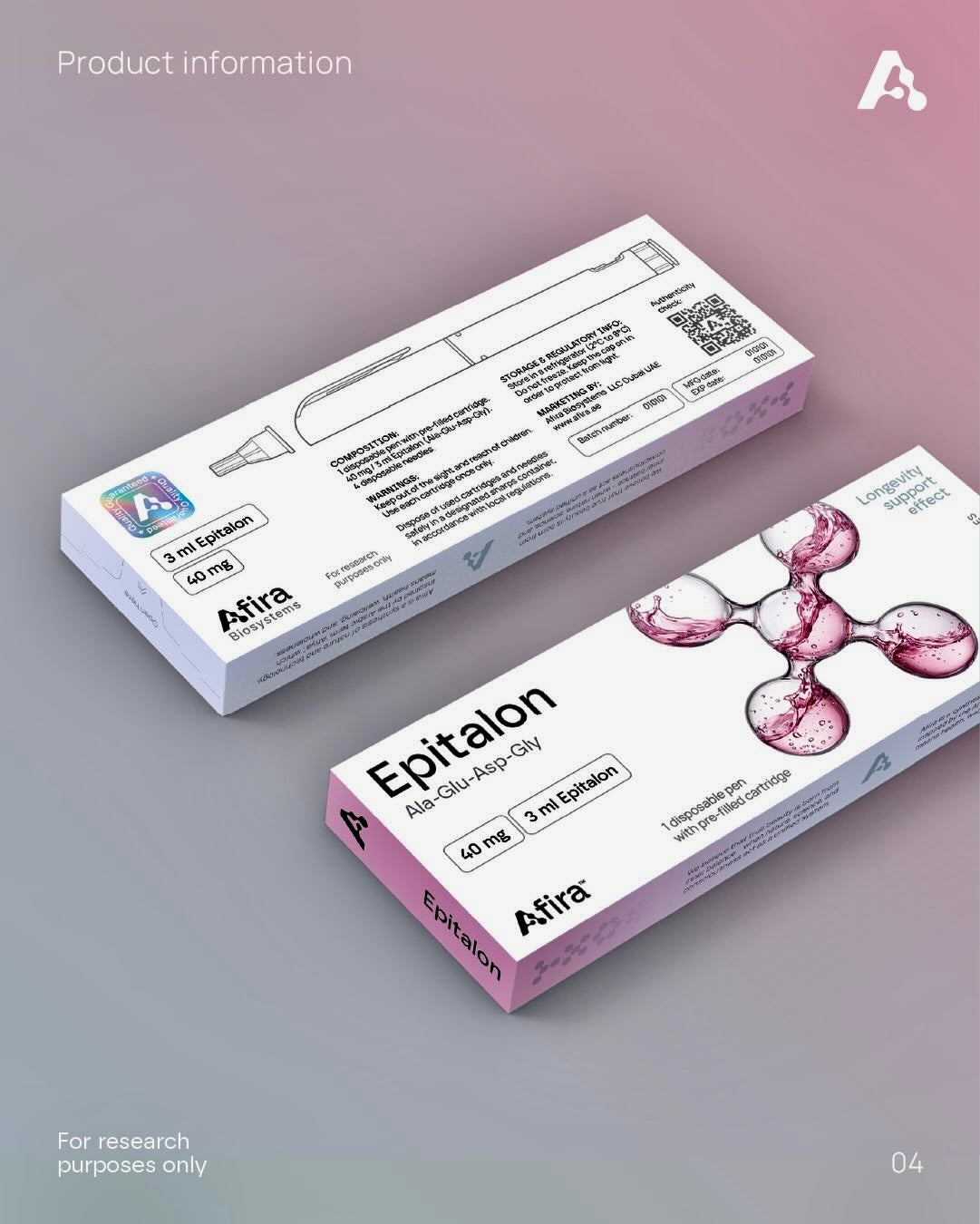Epitalon (Ala-Glu-Asp-Gly) | 40 мг