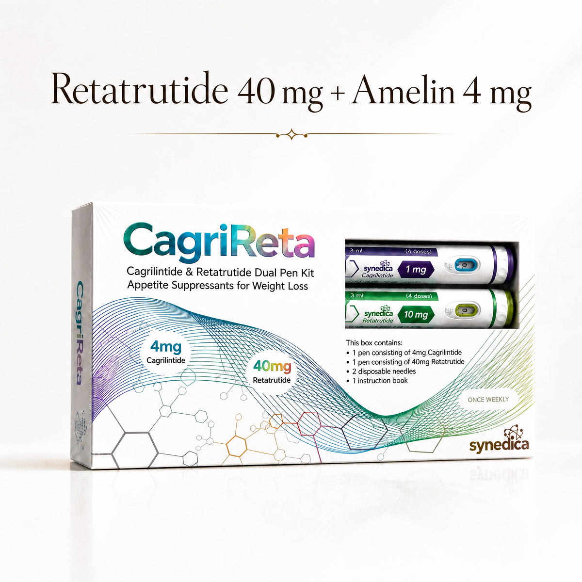 CAGRIreta - RETATRUTIDE 40 mg + CAGRILINTIDE 4 mg